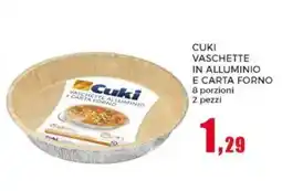 Happy Casa Cuki vaschette in alluminio e carta forno offerta
