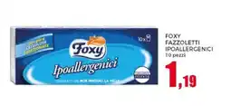 Happy Casa Foxy fazzoletti ipoallergenici offerta
