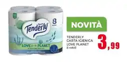 Happy Casa Tenderly carta igienica love planet offerta