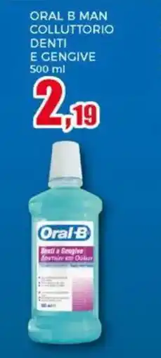 Happy Casa Oral b man colluttorio denti e gengive offerta