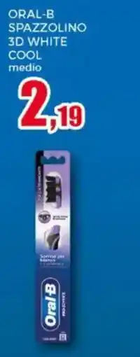 Happy Casa Oral-b spazzolino 3d white cool medio offerta