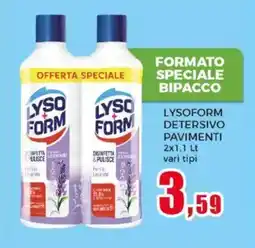 Happy Casa Lysoform detersivo pavimenti offerta