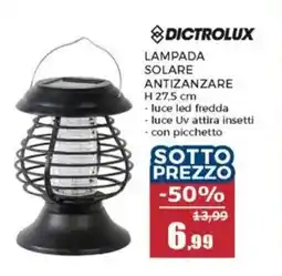 Happy Casa Dictrolux lampada solare antizanzare offerta