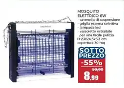 Happy Casa Dictrolux mosquito elettrico 6W offerta