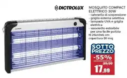 Happy Casa Dictrolux mosquito compact elettrico 30W offerta