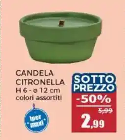 Happy Casa Candela citronella offerta