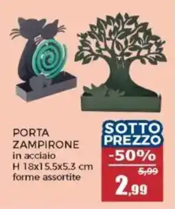 Happy Casa Porta zampirone in acciaio offerta