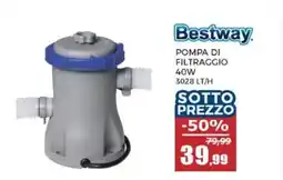 Happy Casa Bestway pompa di filtraggio 40W offerta