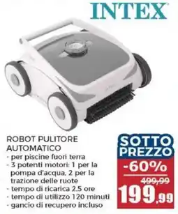 Happy Casa Intex robot pulitore automatico offerta