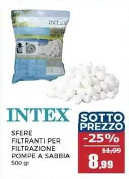 Happy Casa Intex sfere filtranti per filtrazione pompe a sabbia offerta