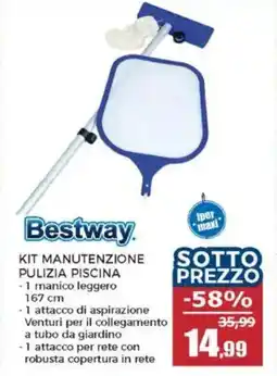 Happy Casa Bestway kit manutenzione pulizia piscina offerta