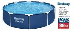 Happy Casa Bestway piscina steel pro con pompa filtrante offerta