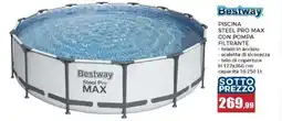 Happy Casa Bestway piscina steel pro max con pompa filtrante offerta