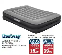 Happy Casa Bestway airbed premium floccato offerta