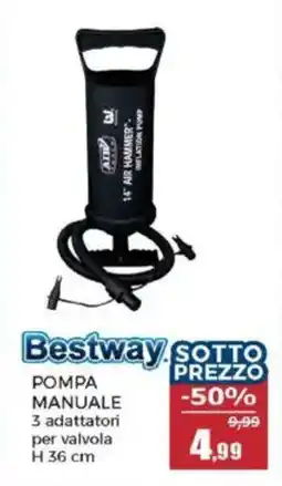 Happy Casa Bestway pompa manuale offerta