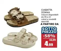 Happy Casa Ciabatta donna offerta