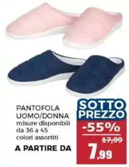 Happy Casa Pantofola uomo/donna prezzo offerta
