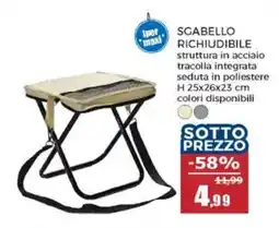 Happy Casa Sgabello richiudibile offerta