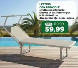 Happy Casa Lettino con parasole offerta