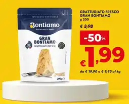 Bennet Grattugiato fresco gran BONTIAMO offerta