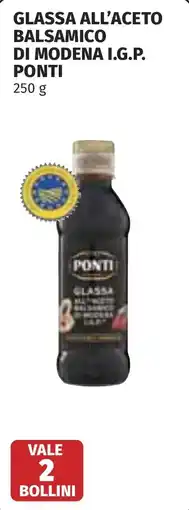 Coop Glassa all'aceto balsamico di modena i.g.p. PONTI offerta