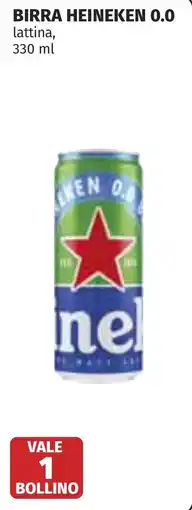 Coop Birra heineken 0.0 lattina offerta