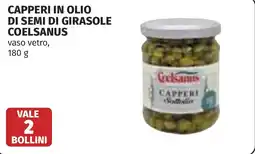 Coop Capperi in olio di semi di girasole COELSANUS offerta