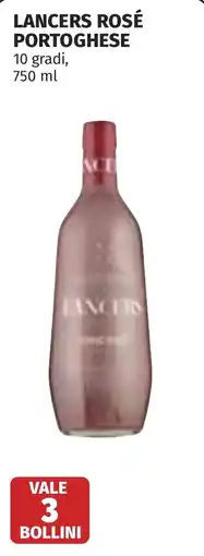 Coop Lancers rosé portoghese offerta