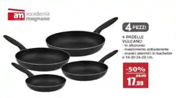 Happy Casa Accademia mugnano 4 padelle vulcano offerta