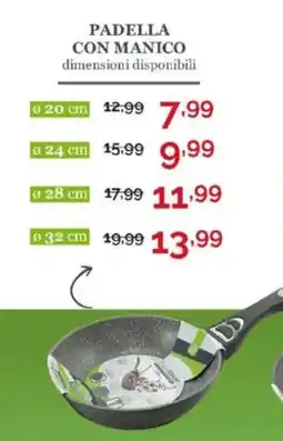 Happy Casa Cookstone padella con manico offerta