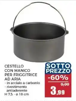 Happy Casa Cestello con manico per friggitrice ad aria offerta