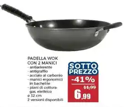 Happy Casa Padella wok con 2 manici offerta