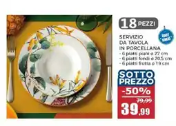 Happy Casa Servizio da tavola in porcellana offerta