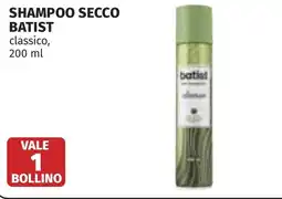 Coop Shampoo secco BATIST offerta
