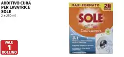 Coop Additivo cura per lavatrice SOLE offerta