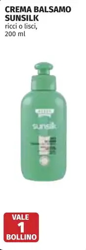 Coop Crema balsamo SUNSILK offerta