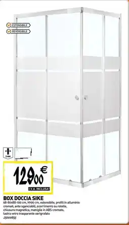 Tecnomat Box doccia sike offerta