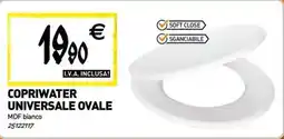 Tecnomat Copriwater universale ovale offerta