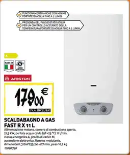 Tecnomat Scaldabagno a gas fast RX offerta