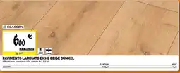 Tecnomat Classen pavimento laminato eiche beige dunkel offerta