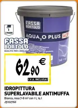 Tecnomat Fassa bortolo idropittura superlavabile antimuffa offerta