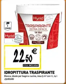 Tecnomat Hyrid idropittura traspirante offerta