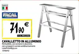 Tecnomat Facal cavalletto in alluminio offerta