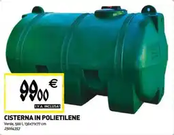 Tecnomat Cisterna in polietilene offerta