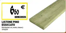 Tecnomat Listone pino essiccato offerta