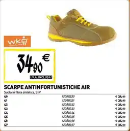 Tecnomat Scarpe antinfortunistiche air offerta