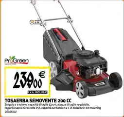 Tecnomat ProGreen Tosaerba semovente 200 CC offerta