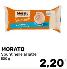 Iper Tosano MORATO Spuntinelle al latte offerta