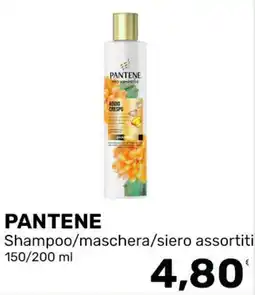 Iper Tosano PANTENE Shampoo/maschera/siero offerta