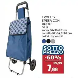 Happy Casa Trolley spesa con ruote offerta